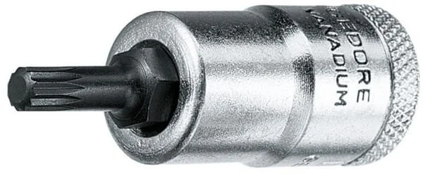 Gedore - INX308GED - Screwdriver Bit Socket 3/8" XZN M8