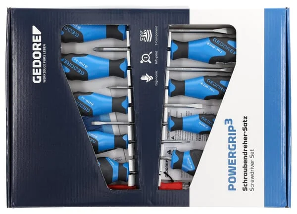Gedore - SC21502160PH010 - Screwdriver Set 10-Piece