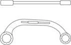 Gedore - SL3041113 - Starter Wrench 11x13mm