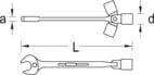 Gedore - SL53419 - 534 Box-End Wrench 19 mm