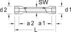 Gedore - SL6261213 - Box Spanner 12x13mm Gedore