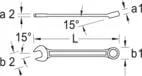 Gedore - SL718 - Ring Spanner 18 mm