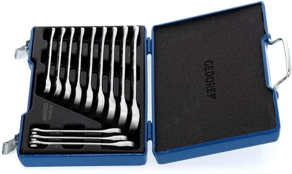 Gedore - SL7R012 - Gedore Ratcheting Combination Wrench Set 12 pcs