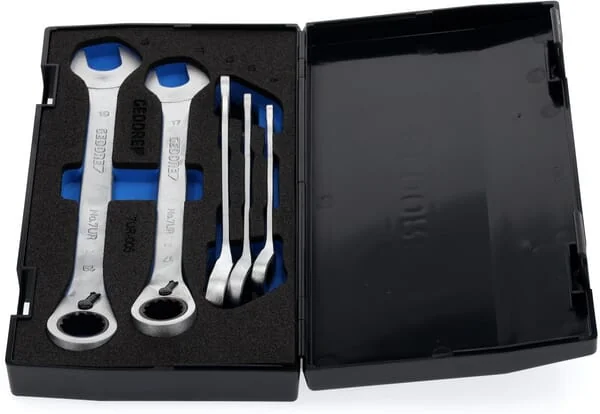 Gedore - SL7UR005 - Gedore Ratcheting Combination Wrench Set 5 pcs