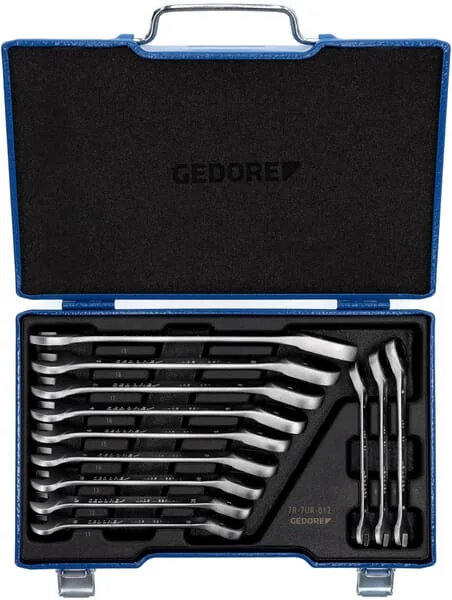 Gedore - SL7UR012 - Ratcheting Combination Spring 12-Piece