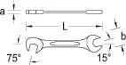 Gedore - SL810 - Open-End Wrench Double-Ended 10 mm, Gedore, Adjustable Wrench