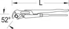 Gedore - TA176112 - Pipe Wrench 0-62mm L:430mm/17"