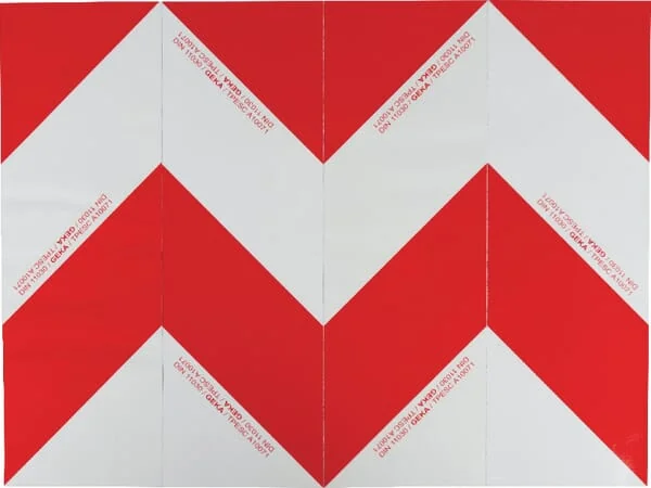 Geka - FK1K24 - Sticker Vehicle Hazard Marker 423x141mm Geka