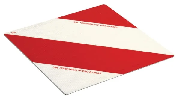 GEKA - LOF18FR - Warning Sign 285x285mm RIGHT