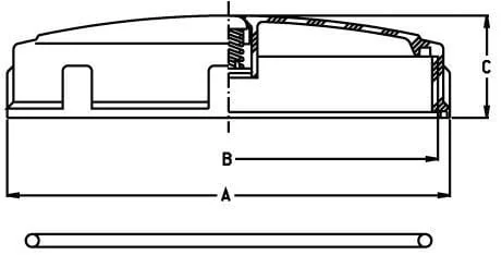 GEOline - 8178006 - Tank Lid Screwed Diameter 240mm With Breather