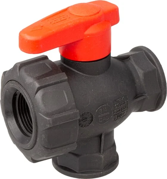 GEOline - 8216201 - 3/4" 3-Way Ball Valve