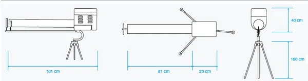 Gepaval - GE2000SR - Gas Cannon For Bird Scaring Guardian 2 1 Rotary