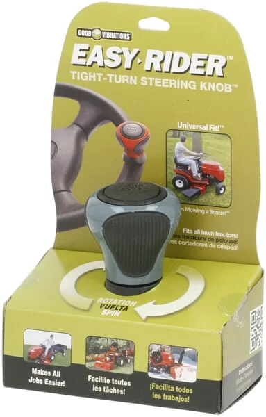 Good Vibrations - 2990GV120GY - Good Vibrations Easy Rider Tight Turn Steering Knob Grey