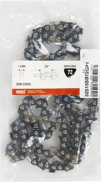 Gopart - 32515SB72GP1 - Saw Chain .325" 1.5mm 72 DL