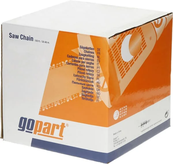 Gopart - 38LP13S100RGP - Saw Chain 3/8" 1.3mm 1632 DL 100ft Semi Chisel Gopart
