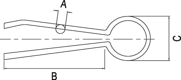 Gopart - CL525GP - Cotter Pin 5x2.5