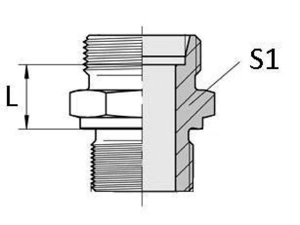 Gopart - GES12LM18P050GP - Stud Standpipe Adaptor 50 PCS