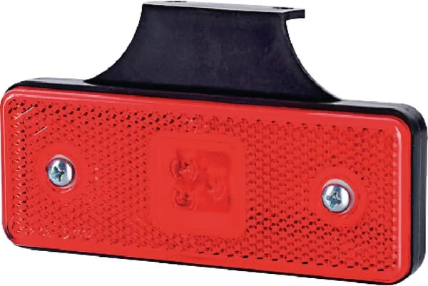 Gopart - LA35054 - Marker Light LED, 0.4/0.7W, Rectangular, 12/24V, Red, 112x45x17mm, 3 LED's