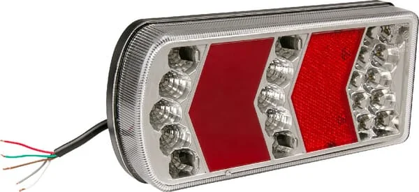 Gopart - LA45018R - Rear Light RH LED, Rectangular, 12-24V, 228x106x40mm