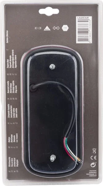 Gopart - LA45034R - Rear Light, Rectangular, 12-24V, 100x80mm