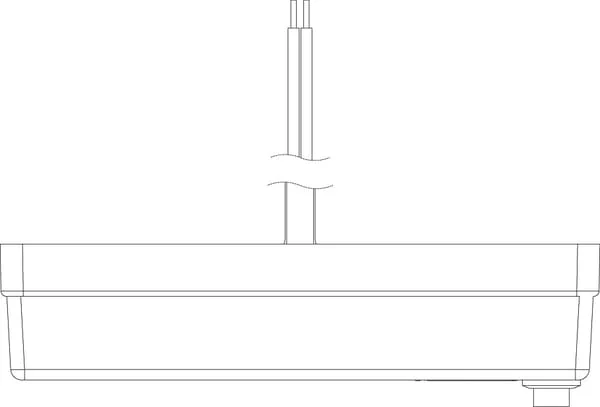 Gopart - LA50001 - Innenleuchte LED Rechteckig 12/24V
