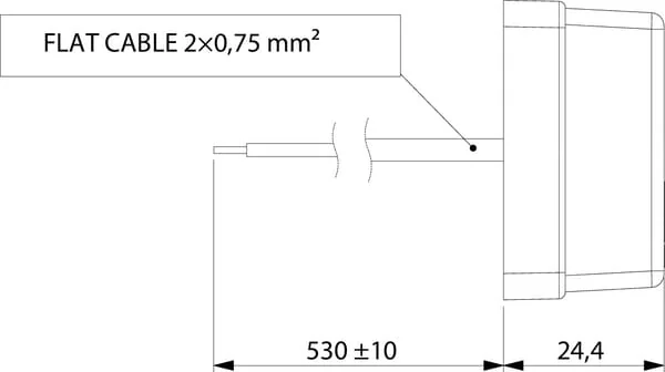 Gopart - LA50002 - Innenleuchte LED Rechteckig 12/24V