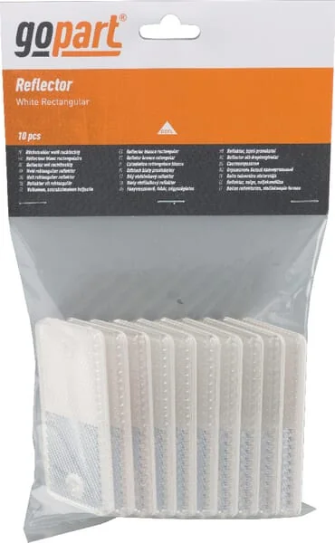 Gopart - LA75001 - Reflector, White, Rectangular