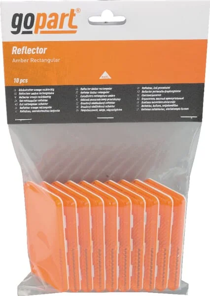 Gopart - LA75005 - Reflector, Amber, Rectangular
