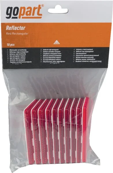 Gopart - LA75006 - Reflector, Red, Rectangular