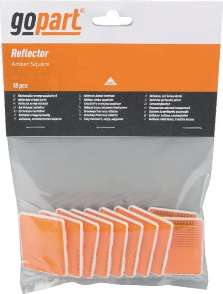 Gopart - LA75011 - Reflector, Amber, Rectangular