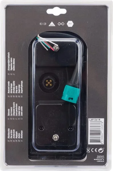 Gopart - LA91261R - Multifunktions LED Leuchte Rechts Rechteckig 12V