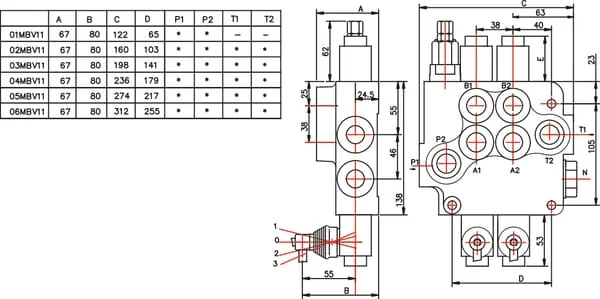Gopart - MBV114001GP - CONTROL VALVE MBV11 A1A1A1A1G K