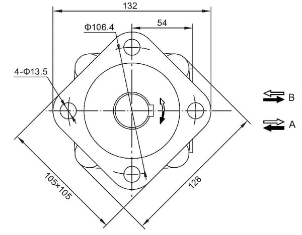 Gopart - SMS250A432YGP - Orbit Motor 250cc