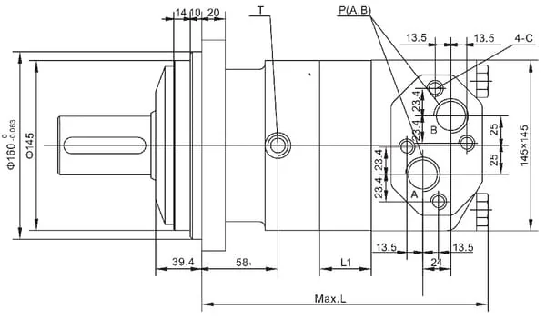 Gopart - SMV400A440YGP - Orbit Motor 400cc