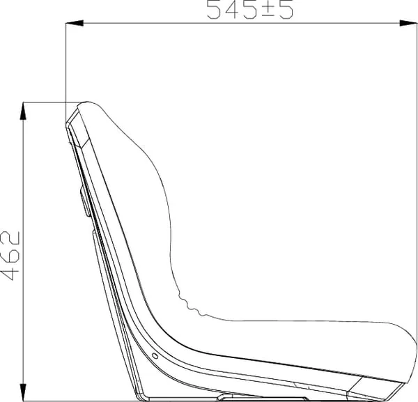 Gopart - TS19300GP - YELLOW PVC SEAT (GATOR)