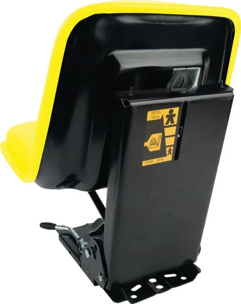 Gopart - TS49400GP - SEAT WITH MECHANICAL SUSPENSION YELLOW PVC
