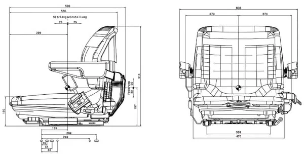 Grammer - G1293150 - Seat MSG 20