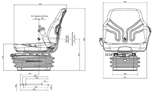 Grammer - G1341911 - Seat Compacto Basic XM