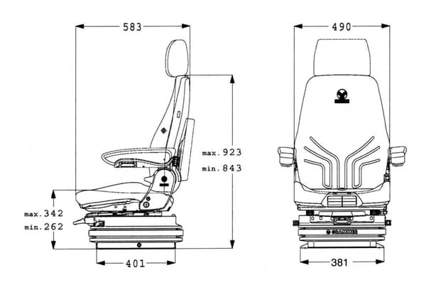 Grammer - G143734 - Seat Actimo M