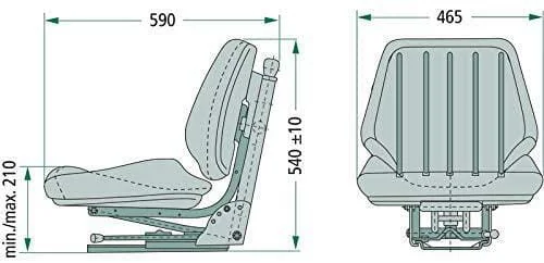 Grammer - G2052165 - Seat DS44/1B Vario