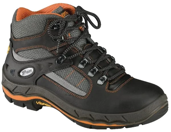 Grisport - 7160745 - Safety Shoes Black / Orange Class S3 Size 10.5 71607 Grisport