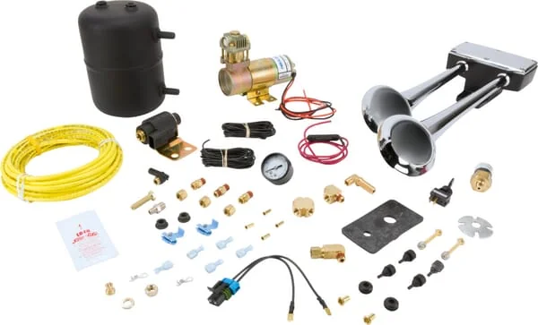 Hadley - H00967EA - Dual Horn Kit ECE 24V Solenoid Zn/Cr
