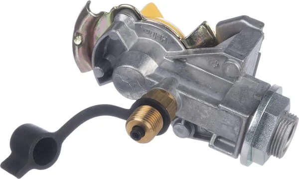 Haldex - 334085101 - Coupling Head With Integrated Filter "protect-o" m16x1.5 Yellow