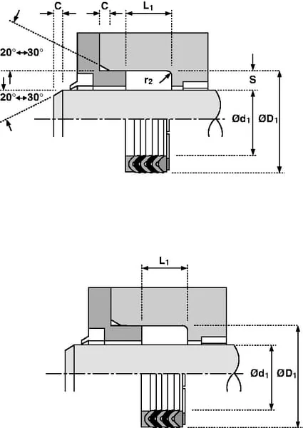 Hallite - CH3045225 - Hallite Step Seal 30x45x22.5