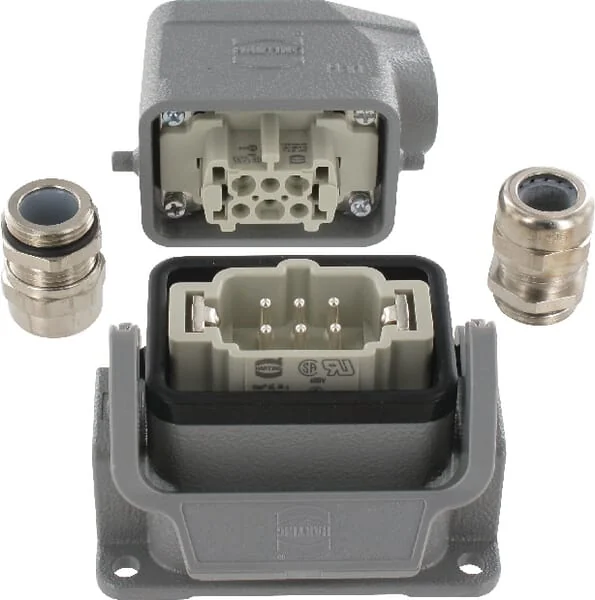 Harting - HANKIT06BS - Complete Connection Set 6 Pole Surface Mounted