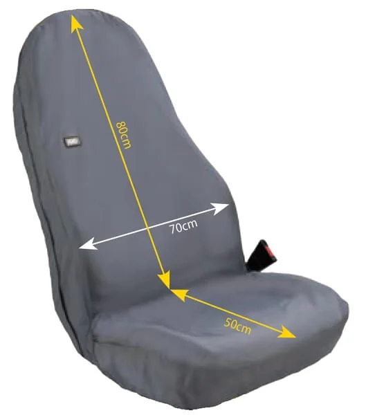 HDD - SC60301 - HDD Seat Cover Wing Uni. Front Black - 5060012272210