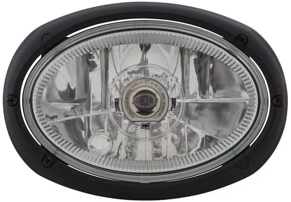 Hella - 1AB996157081 - Headlight Halogen, Round, 12V, Bolt On, 207x126x147mm