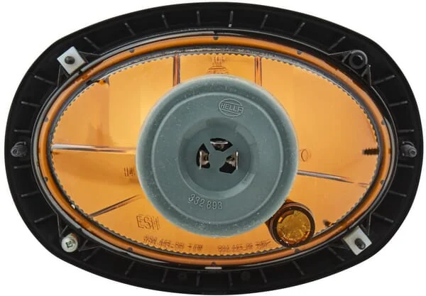 Hella - 1AB996157081 - Headlight Halogen, Round, 12V, Bolt On, 207x126x147mm