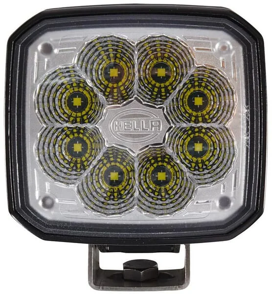 Hella - 1GA995606011 - Work Light LED, Square, 12/24V, White