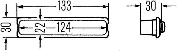 Hella - 2JA001357002 - Interior Lamp